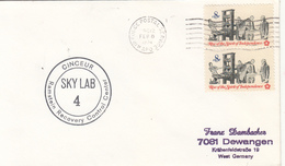 1973 USA  Space Station SKYLAB 4 Landing  Commemorative Cover - América Del Norte