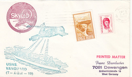 1973 Argentina  Space Station SKYLAB  Mission Spacelight Tracking And Data Network Commemorative Cover - America Del Nord