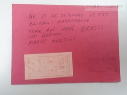 E0018   Cover Japan Ca 2000  Machine Franking - Meter  To Brasil - Covers & Documents