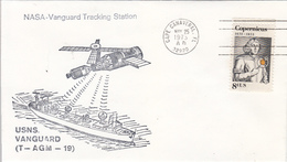 1973 USA  Space Station Skylab-2 VANGUARD Tracking Station Commemorative Cover - America Del Nord