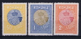 Romenia : Mi 234 - 236 MH/* Flz/ Charniere 1913 - Unused Stamps