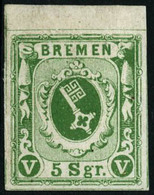 * N°4 5s Vert - TB - Bremen