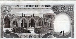 Billet De 1 Pound Chypre 1979 à 1984 En B - Cyprus