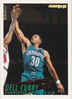 BASKETBALL NBA - OFFICIAL   CHROMO  1994/95 - DELL CURRY  - CHARLOTTE HORNETS - 1990-1999