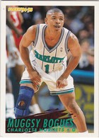 BASKETBALL NBA - OFFICIAL   CHROMO  1994/95 - MUGGSY BOGUES - CHARLOTTE HORNETS - 1990-1999