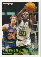 BASKETBALL NBA - OFFICIAL   CHROMO  1994/95 - SHERMAN DOUGLAS  - BOSTON CELTICS - 1990-1999