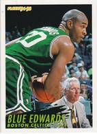 BASKETBALL NBA - OFFICIAL   CHROMO  1994/95 - BLUE EDWARDS    - BOSTON CELTICS - 1990-1999