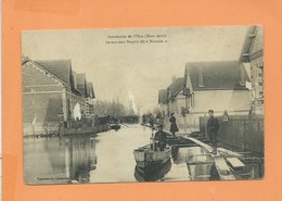 CPA Abîmée - Inondation De L'Oise -(Mars 1910) - Le Nouveau Nogent Dit "Nouméa" (café Bar Magnaval ) - Nogent Sur Oise