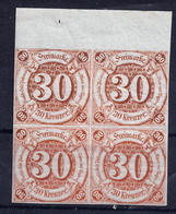 Thurn & Taxis 25 OR-Viererblock ** - Mint