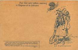 040519B - MILITARIA GUERRE 1914 18 FM Illustration LE FANTASSIN Pipe Hâter Notre Victoire Souscrivez Emprunt Libération - Storia Postale