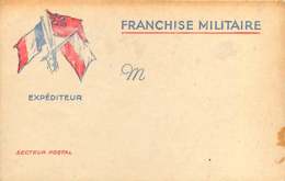 040519B - MILITARIA GUERRE 1914 18 FM Illustration 3 Drapeaux Secteur Postal 1.50 - Storia Postale