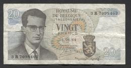 België Belgique Belgium 15 06 1964 -  20 Francs Atomium Baudouin. 3 R 7098463 - 20 Francs