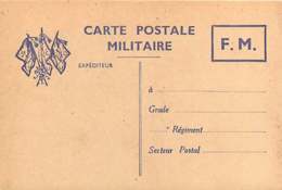 040519D - MILITARIA GUERRE 1939 45 FM - 3 Drapeaux - Storia Postale