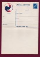 040519D - MILITARIA GUERRE 1939 45 FM - Illustration COQ Il Faut En Finir Carte Lettre - Storia Postale
