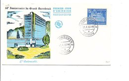 SARRE FDC 1959 50 ANS DU GRAND SARREBRUCK - FDC