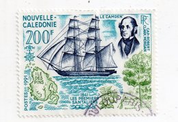 Env 1 : Nouvelle Caledonie Stamp Timbre Oblitéré 1841 Les Premiers Santaliers Le Camden - Usados