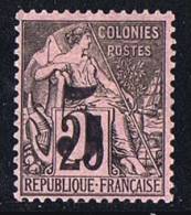 Surcharge  «5 » Sur Alphée Dubois 2 5cent  YvT 24  Neuf (*) Sans Gomme - Unused Stamps