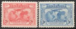 AUSTRALIA 1931 - The 2d & 3d Of Kingsford Smith's World Flights, Mint LH - Neufs