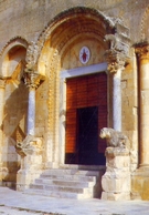 Manfredonia - Foggia - Chiesa Di S.maria Di Siponto - Portale - Formato Grande Non Viaggiata – Fe1 - Manfredonia
