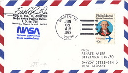 1982 USA  Space Shuttle  Columbia STS-4 Mission  Orig.signed Commemorative Cover - America Del Nord