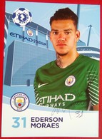 Manchester City  Ederson Moraes  Signed Card - Authographs