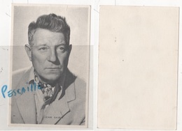 PHOTOGRAPHIE CARTONNEE ACTEUR JEAN GABIN - Beroemde Personen