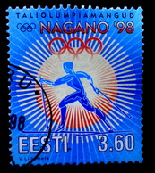 ESTONIA  1998 -  OLIMPIC GAMES  NAGANO  -  Used Stamps  (o)  ALB - 62 - 26- 5 - Inverno1998: Nagano