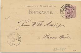 62-941 Deutschland Germany Postal Stationery 1884 - Sonstige & Ohne Zuordnung