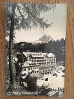 CPA, Misurina (Cadore), Hôtel ALBERGO MISURINA AL LAGO Verso Le TRE CIME DI LAVAREDO (écrite En 51?) - Otros & Sin Clasificación