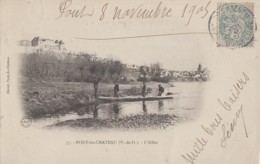 Pont-du-Château 63 - L'Allier - Cachet Postal Pont-du-Château Beauregard-l'Evêque 1905 - Bâteau Barque - N° 57 - Pont Du Chateau