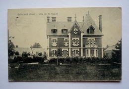 60 -   GUISCARD - Villa De M. HAGUET - Feldpostamt Des 5.Res.Korps - Cachet Militaire Allemand - Guiscard