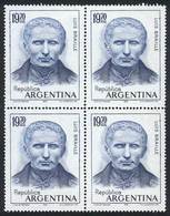 ARGENTINA: GJ.1712A, 1976 Braille, Block Of 4 Printed On CHALKY PAPER (normal Paper Is Glazed), VF Quality, Catalog Valu - Other & Unclassified