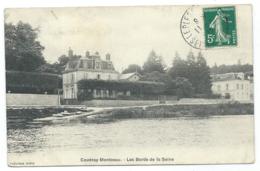 CPA COUDRAY - MONTCEAU ( MONTCEAUX ), LES BORDS DE LA SEINE, ESSONNE 91 - Sonstige & Ohne Zuordnung