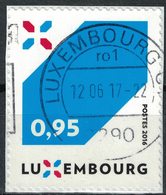 Luxembourg 2016 Oblitéré Used La Nouvelle Signature Du Luxembourg Sur Fragment - Gebraucht