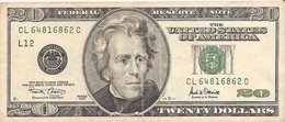 Etats-Unis (United States Of America) - Billet De 20 Dollars (USA) - Serie 2001 - N° LC12 - Other & Unclassified