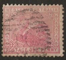 Timbre Australie 1890-93 Filigrane Couronne - Used Stamps