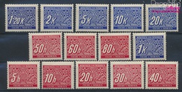 Böhmen Und Mähren P1-P14 (kompl.Ausg.) Postfrisch 1939 Portomarken (9310384 - Unused Stamps