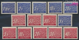 Böhmen Und Mähren P1-P14 (kompl.Ausg.) Postfrisch 1939 Portomarken (9310386 - Unused Stamps