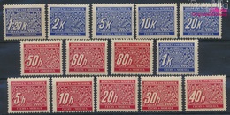 Böhmen Und Mähren P1-P14 (kompl.Ausg.) Postfrisch 1939 Portomarken (9310405 - Unused Stamps