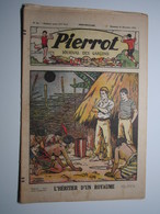 31 Décembre 1933 PIERROT JOURNAL DES GARÇONS 25Cts L’HÉRITIER D'UN ROYAUME - Pierrot