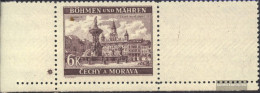 Bohemia And Moravia 58LW With Blank Unmounted Mint / Never Hinged 1940 Ceske Budejovice - Unused Stamps