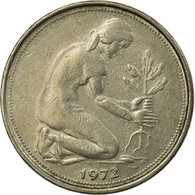 Monnaie, République Fédérale Allemande, 50 Pfennig, 1972, Stuttgart, TTB - 50 Pfennig