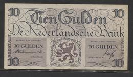 Netherlands  10 Gulden 7-5 1945 : Lieftincktientje - NR 2 AB 091105 - See The 2 Scans For Condition.(Originalscan ) - 50 Gulden