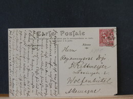 A8815 CP   MONACO   POUR ALLEMAGNE AMB. NICE A VINTIM. - Lettres & Documents