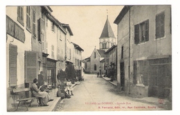 AIN  /  VILLARS-les-DOMBES  /  GRANDE - RUE  ( Banc Et Belle Animation ) /  Edit.  B. FERRAND - Villars-les-Dombes