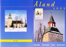 2002, Suomi, Aland - Map - Covers & Documents