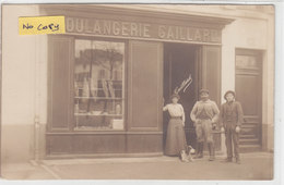 NANTES : Devanture Du Boulanger GAILLARD Superbe Carte Photo ! Commerce - Nantes