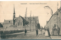 Superbe Cpa  D' ISEGHEM    ( Belgique )   Kerk  Der  Paters  Capucienen . - Izegem