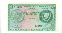 Cyprus Cipro 1979 Central Bank Of Cipro 500 Mils Q.FDS About Unc Lotto.2505 - Chypre