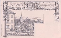 Bevaix NE, Dessin De O. Huguenin, Litho (43) - Bevaix